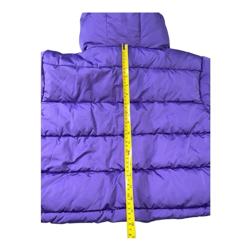 Forever 21 Women’s Winter Full Zip Fashion Puffer Jacket Size Large Purple - Picture 7 of 11